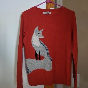 Loft Fox Sweater